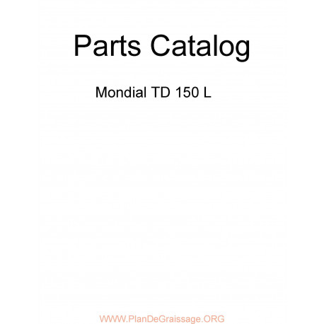 Mondial Td 150 L Parts List