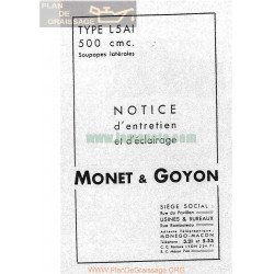 Monet Goyon 500 L5 Ai 1940 Manual Mantenimiento