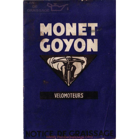 Monet Goyon 98 Cc Modelos S1 S2 S3 Manual De Engrase Y Mantenimiento