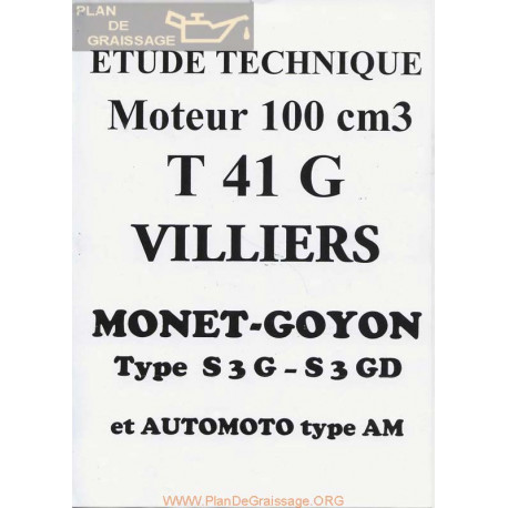 Monet Goyon 98 Cc T 41 G S3g S3 Gd Despiece Y Manual Motor