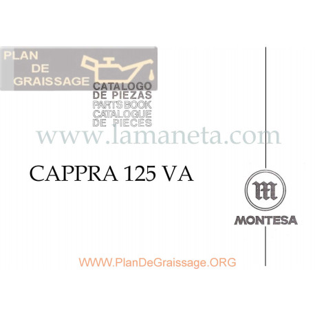Montesa Cappra 125 Va Catalogo De Piezas