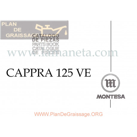 Montesa Cappra 125 Ve Catalogo De Piezas