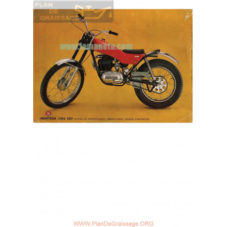 Montesa Cota 123 Manual Instrucciones