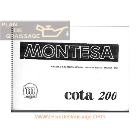 Montesa Cota 200 Despiece