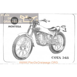 Montesa Cota 348 Catalogo De Piezas 1978