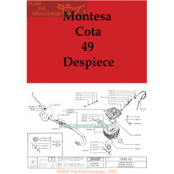 Montesa Cota 49 Despiece