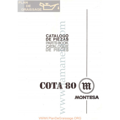Montesa Cota 80 Despiece