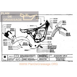 Montesa Enduro 125 H Roja Despiece