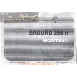 Montesa Enduro 250 H6 Roja 1976 Manual Y Despiece