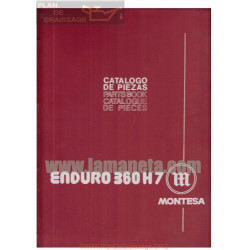 Montesa Enduro 360 H7 Catalogo De Piezas