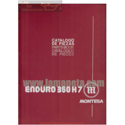 Montesa Enduro 360 H7 Modificaciones Catalogo De Piezas