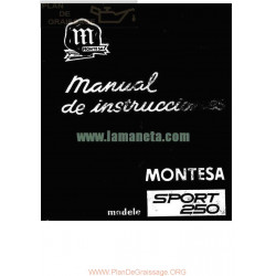 Montesa Impala 250 Sport Manual Instrucciones