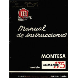 Montesa Impala Comando 175 Manual Instrucciones
