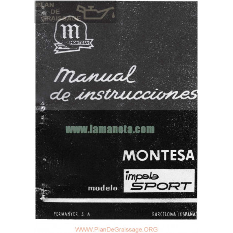 Montesa Impala Sport Manual Instrucciones