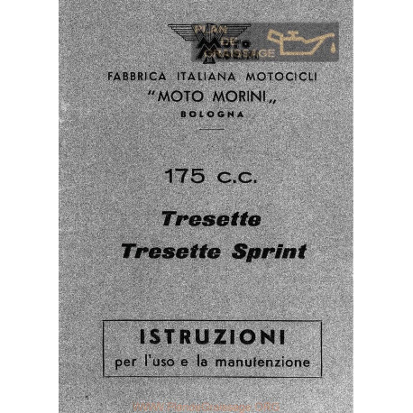 Morini 175cc Tresette Sprint Mu
