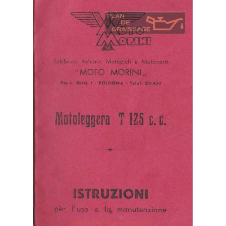 Morini Motoleggera T 125cc Mu