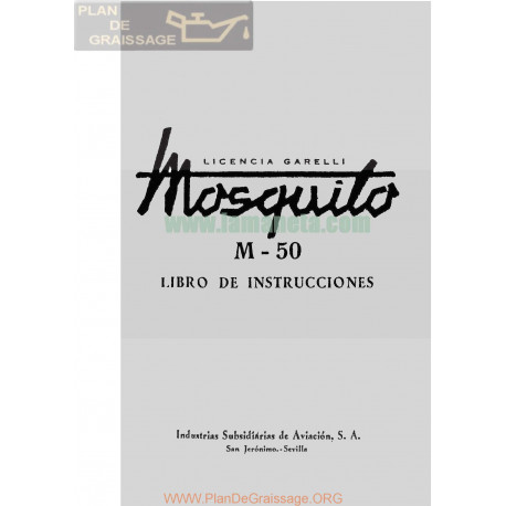 Mosquito M 50 Libro De Instrucciones
