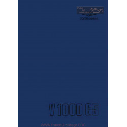 Moto Guzzi 1000 G5 1978 Parts List