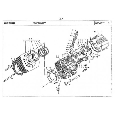 Moto Guzzi 1000 Gt 1990 Parts List