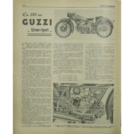 Moto Guzzi 250 Cc Airone Sport