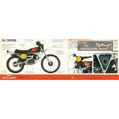 Moto Guzzi 50 Cross 1974 Parts List