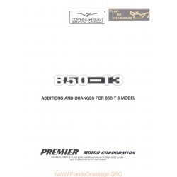 Moto Guzzi 850 T3 Manual De Reparatie Suplimentar