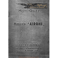 Moto Guzzi Airone 1947 Testa Scoperta Uso E Manutenzione