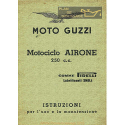 Moto Guzzi Airone 1948 Testa Coperta Uso E Manutenzione