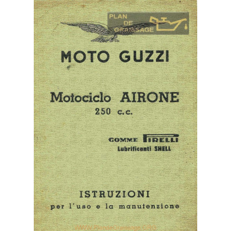 Moto Guzzi Airone 1948 Testa Coperta Uso E Manutenzione