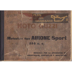Moto Guzzi Airone 1949 Sport 1ª Serie Manuale Dofficina