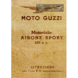 Moto Guzzi Airone 1949 Sport 1ª Serie Uso E Manutenzione