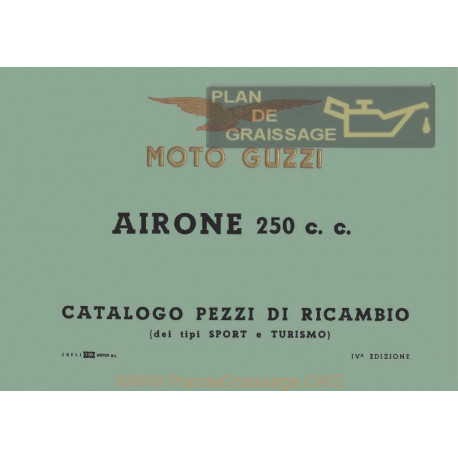 Moto Guzzi Airone 1956 Sport E Turismo Cat Ricambi