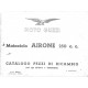 Moto Guzzi Airone 1ed Parts List