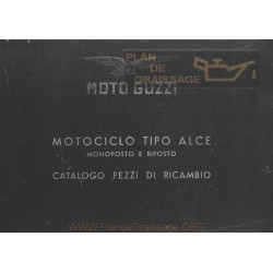 Moto Guzzi Alce 1942 Cat Ricambi