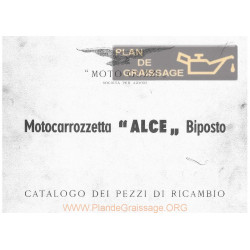Moto Guzzi Alce Motocarrozzetta Cat Ricambi