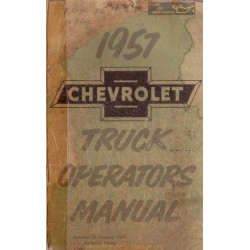 Chevrolet Truck Operators 1957