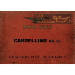 Moto Guzzi Cardellino 65 Cat Ricambi I Edizione 1955