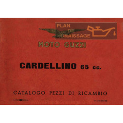 Moto Guzzi Cardellino 65 Cat Ricambi Ii Edizione 1956