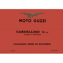 Moto Guzzi Cardellino 73 1958 Parts List