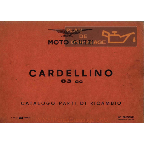 Moto Guzzi Cardellino 83 Cat Ricambi