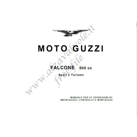 Moto Guzzi Falcone 500 Sport E Turismo Manuale Dofficina