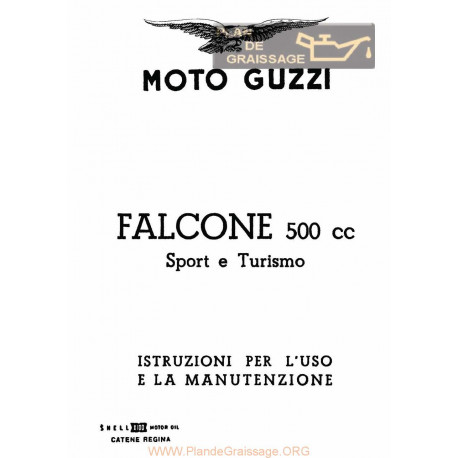 Moto Guzzi Falcone Manuale Di Uso E Manutenzione