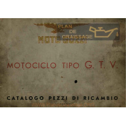 Moto Guzzi G.t.v. 1948 Cat Parti Di Ricambio Ii Edizione