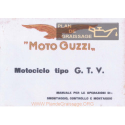 Moto Guzzi G.t.v. 1949 Manuale Di Officina I Edizione