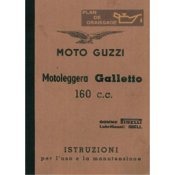 Moto Guzzi Galletto 160 Uso E Manutenzione