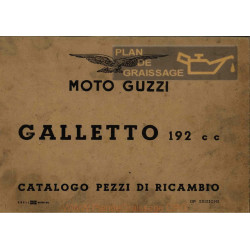 Moto Guzzi Galletto 192 Cat Parti Di Ricambio