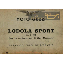 Moto Guzzi Lodola 175 Sport Cat Ricambi Con Varianti Modello Normale