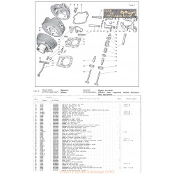 Moto Guzzi Lodola 235 Gt 1961 Parts List