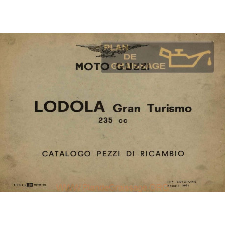 Moto Guzzi Lodola 235 Gt Cat Ricambi