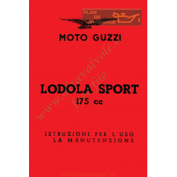 Moto Guzzi Lodola Sport 175 Uso E Manutenzione